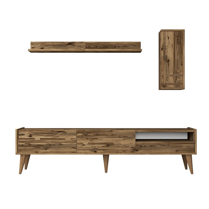 Hanah Home Valensiya Mueble de TV Nogal